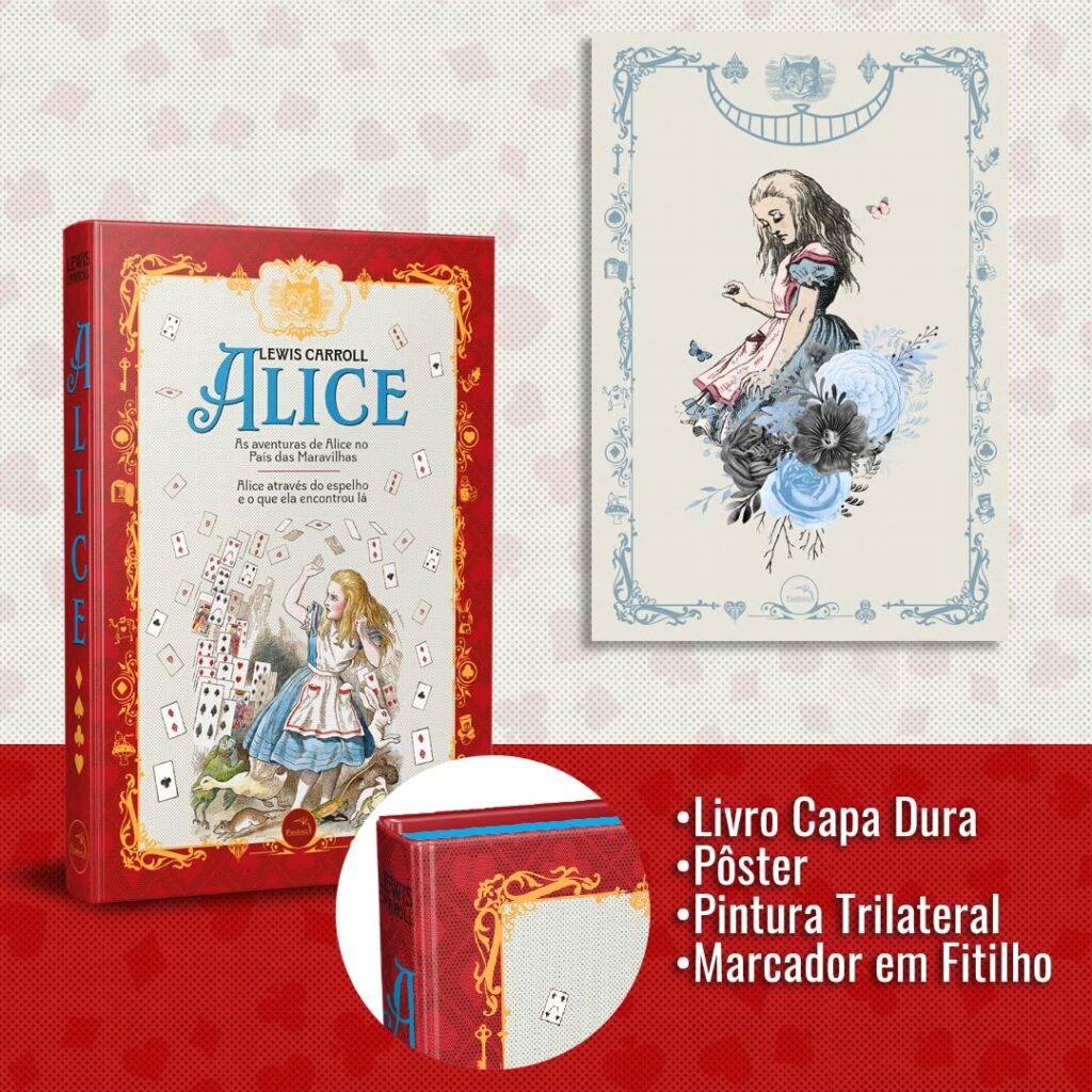 Alice no País das Maravilhas + pôster: Deluxe, Lewis Carrol