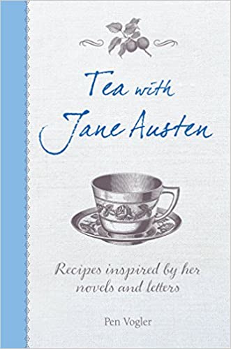 Livro de receita inspirado em livros da Jane Austen para tomar chá